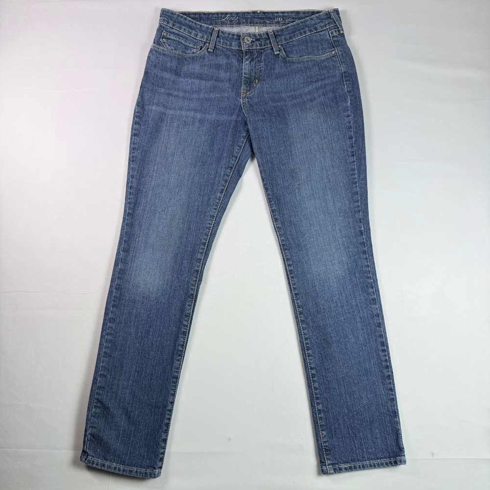 Levis Demi Curve Skinny Jeans Womens 29 Blue Medium Wash Y2K Denim